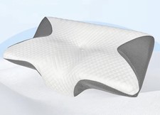 Cervical Memory Foam Pillow for Neck Pain Relief Ergonomic Neck Support Pillow