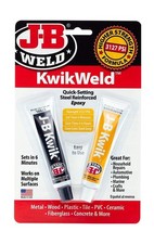 J-B Weld 8276 KwikWeld Quick Setting Steel Reinforced Epoxy - Dark Grey 2 oz