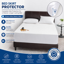 Waterproof Mattress Protector Cooling Breathable Soft Deep Pocket Mattress Cover