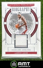 LeBron James 2023-24 Panini National Treasures 97/99 Biography Jersey #BGM-JAM