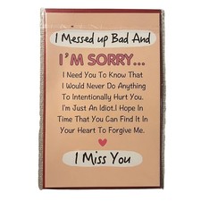 I Messed Up Bad And Im Sorry Card Apology Lov...