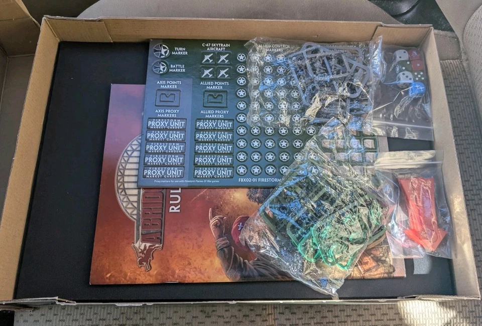 A Bridge Too Far Operation Market Garden Board Game Unpunched Paper Loss On Box - Image 2 of 4