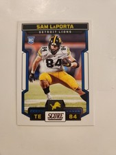 Panini 2023 Score Rookie Sam LaPorta #342 Detroit Lions Iowa Hawkeyes Football