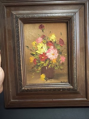 Doron Original Flower Painting Signed!
