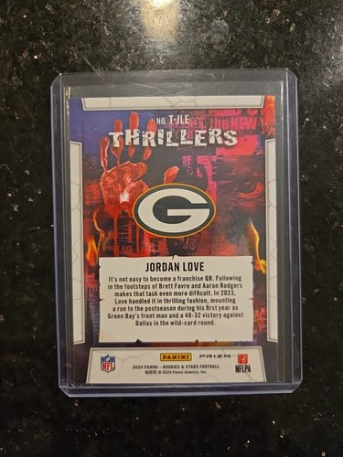 2023 Panini Rookies & Stars - Airborne Jordan Love Red Prizm Plus 6 7 Total Lot - Picture 9 of 15
