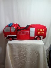 I Want To Be Kids Play 3D Costume Firetruck w/lights  Sounds Child 3-7 Yrs Old