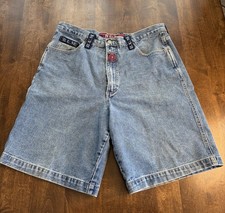 Vintage 90  s B.U.M. Equipment Baggy Jean Shorts Men  s Size 36- BUM Belt loops