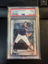 2020 1st Bowman Chrome Draft Zac Veen 🔥 Rookie Card Rockies PSA 9 RC BD-107 📈