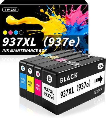 937E 937XL 937 Tintenpatronen kompatibel mit Chip Ersatz für HP Officejet 