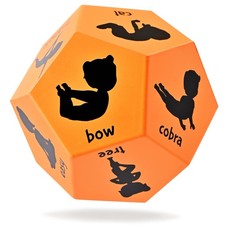 Yoga Dice - Yoga for Kids, Pose and Play Peaceful Kids Stretching Gymnastics ...