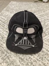 Disney Star Wars Darth Vader Black Adjustable Youth Baseball Hat Cap Flat Bill