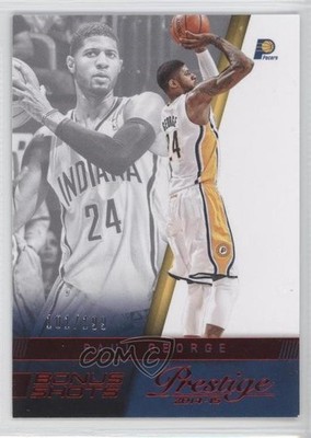 2014-15 Panini Prestige Bonus Shots Red 101/199 Paul George #109 0q0