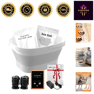 Professional-Grade Ionic Foot Bath Detox System for Ultimate Relaxation at Home