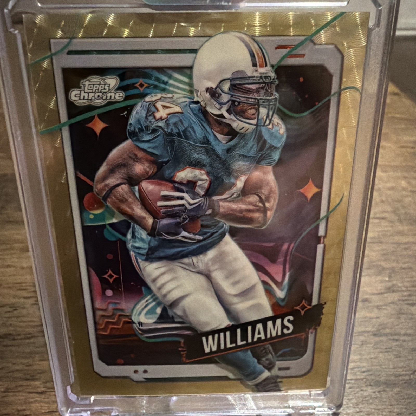 2024 Topps Cosmic Chrome Ricky Williams #56 Miami Dolphins Superfractor 1/1