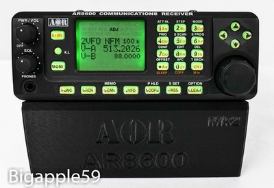 AOR AR8600 Mark 2 Wideband 500 KHz -3000 MHz AM NFM WFM LSB USB Receiver Scanner