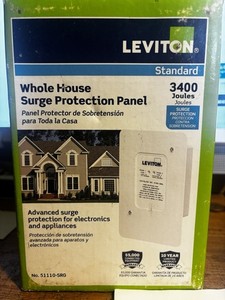 51110-SRG Leviton Residential Surge Protection Panel 3400 Joules