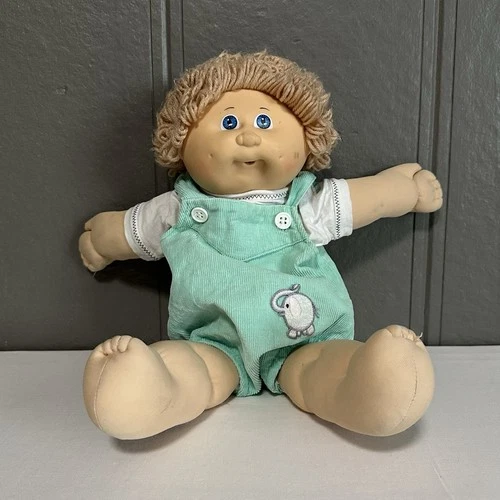 Vintage Cabbage Patch Kid Light Brown Hair Blue Eyes 1978, 1982
