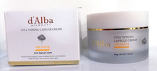 NEW D'Alba Vita Toning Capsule Cream 1.9oz "ANTI-AGING CREAM" DAMAGED BOX