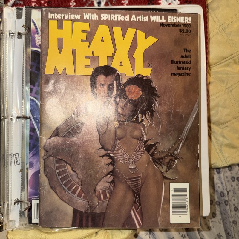 Heavy Metal Magazine November 1983 - Will Eisner/Pee Wee Herman Interviews