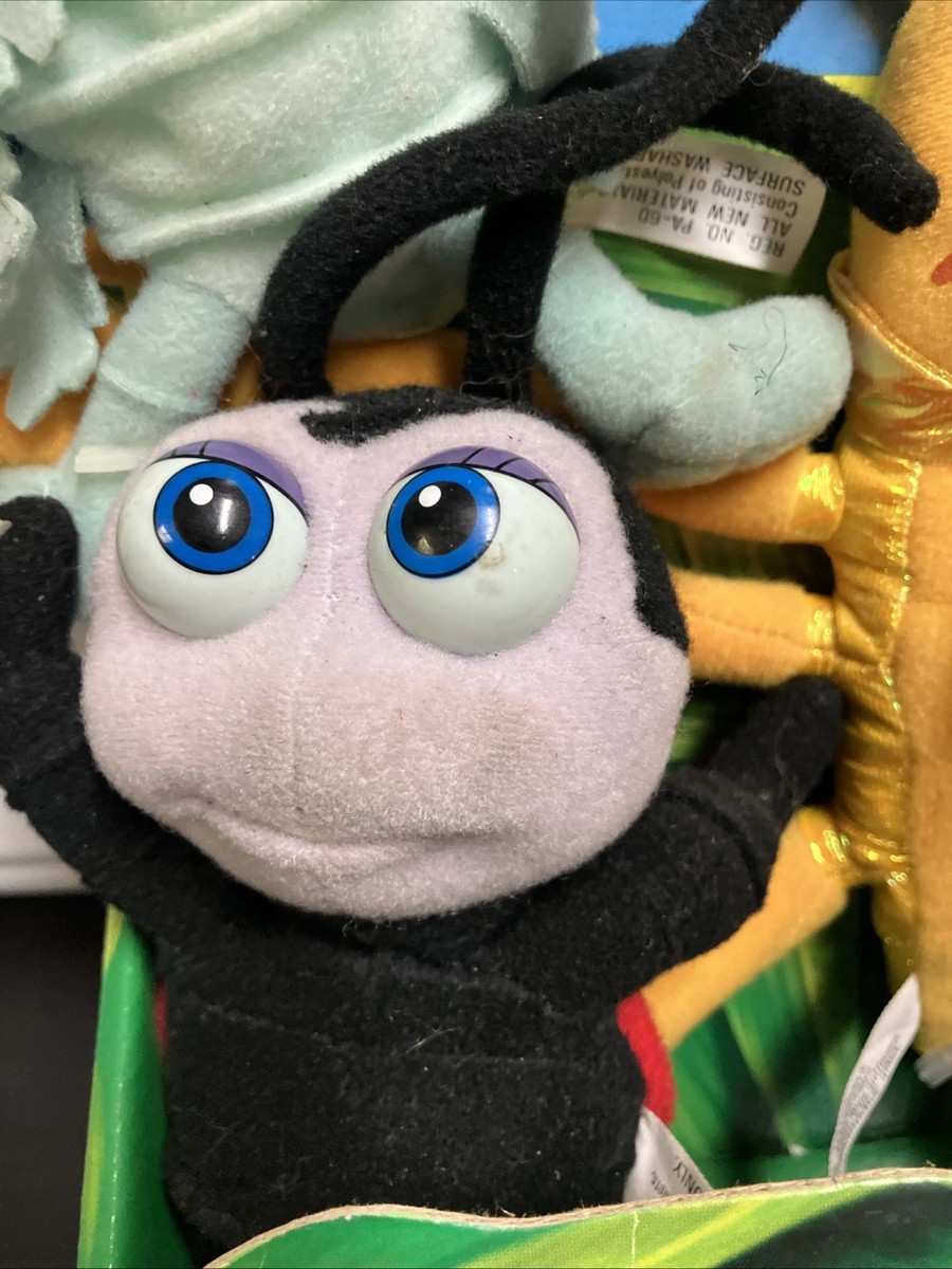 その他 A bug's life by Disney & PIXAR Disney Pixar a Bug's Life Bug Circus Plush Set Mattel 1998 for
