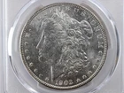 NobleSpirit Beautiful 1903 O Morgan Silver Dollar PCGS MS62 Gold Shield