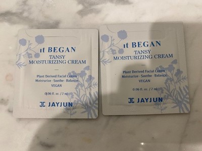 NEW JAYJUN TANSY MOISTURIZING CREAM SAMPLE 2.0ML X2 GREAT 4 TRAVEL & HOLIDAYS