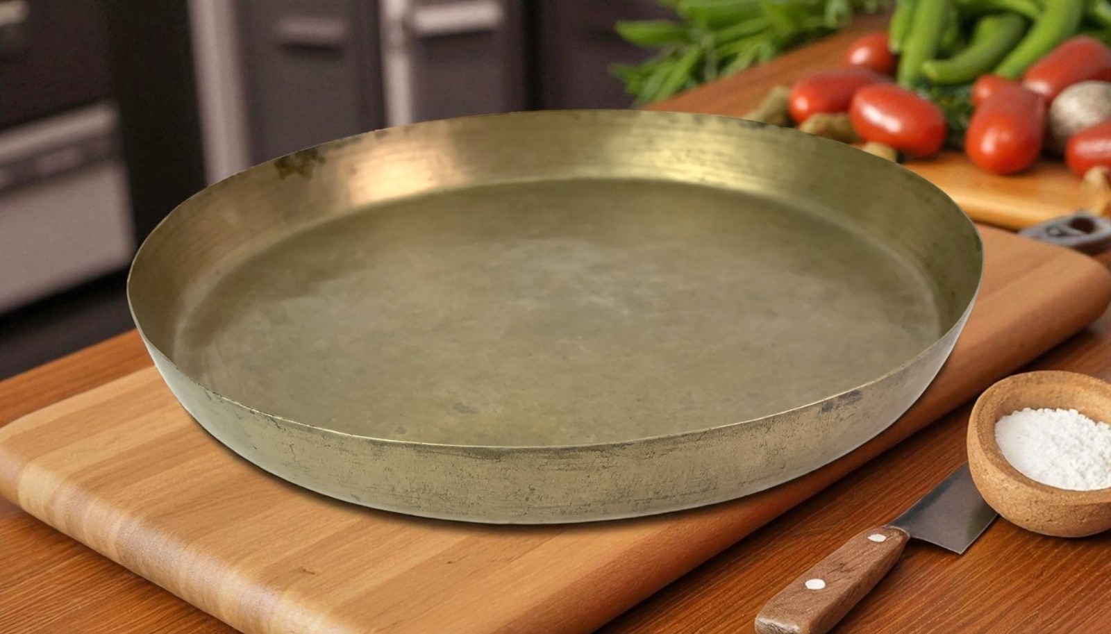 Bronze Kitchen Utility Plate High Quality Antique India Bell Metal Plate G27-202