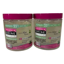 Smooth 'n Shine Polishing Gellation Extra Ultimate Hold Styling Gel 20oz, 2 PACK