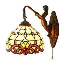Tiffany Wandlampe Vintage Leuchte Klassisch f&uuml;r Flur
