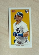 WENCEEL PEREZ RC - 2024 Topps 206 - PIEDMONT BACK #230 - DETROIT TIGERS
