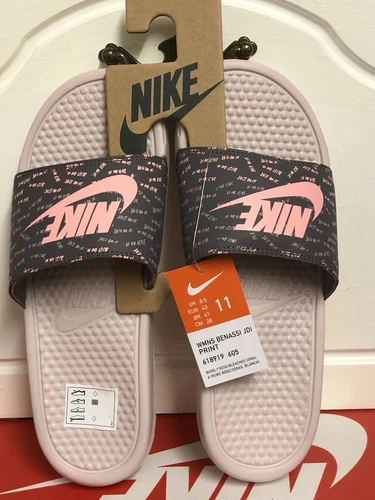 Sandali Nike donna Benassi Jdi stampa slide 618919 605 UK 8 5 EUR 43 US 11 nuovi