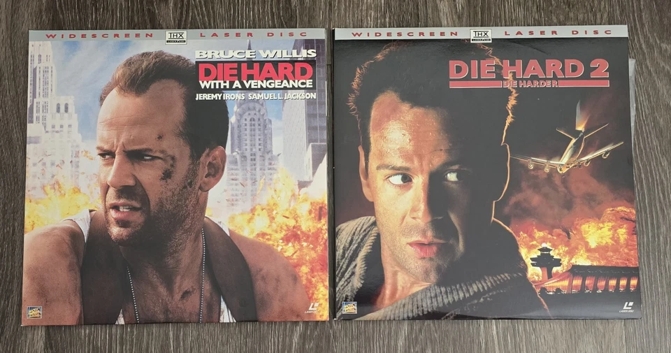 Die Hard With A Vengeance Special Widescreen Edition Laserdisc THX Gatefold Set Foto 3 de 4