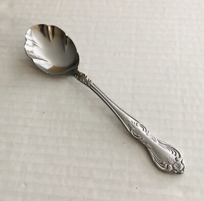 Easterling Embassy Classic Stainless Valhalla Sugar Shell Spoon Glossy