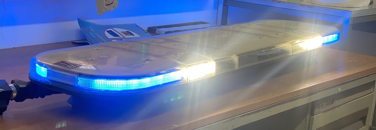 Luce Di Emergenza Per Auto LED Rosso/Blu - Con Ventosa, 7 Modalità, 12V-24V - Foto 7