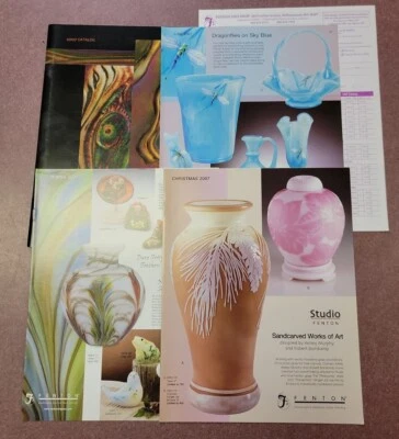 2007 Fenton Glass Catalog with Supplements & Order Form Murphy, Dave Fetty