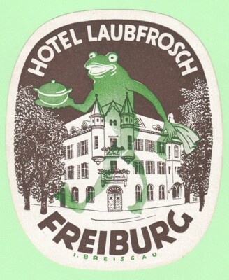 DEUTSCHLAND GERMANY DEUTSCHLAND FREIBURG HOTEL LAUBFROSCH
