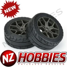 Proline 1/8 Vector S3 Front/Rear 2.4" Belted Mounted Tires 14mm Gray Vendetta