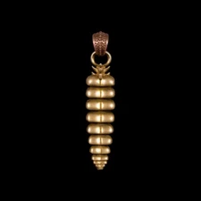 Rattlesnake Tail Pendant for Necklace Fidget Jewelry, Christmas Gift