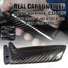 Real Carbon Fiber Handbrake Brake Handle Cover For Bmw E46 E90 E92 F30 F32 F80 Real Carbon Fiber Handbrake Brake Handle Cover For Bmw E46 E90 E92 F30 F32 F80