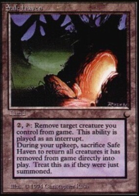 [1x] Safe Haven Played, English The Dark MTG Magic