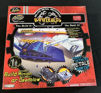 New Vintage BattleBots Road Champs Deluxe Metal Mechanics Jakks Pacific build it