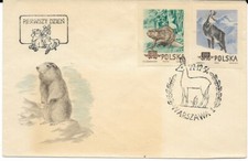 Poland MiNr 885 - 888 B on two First Day Covers