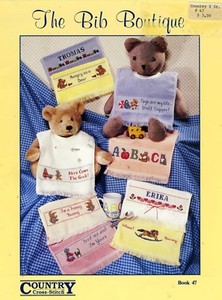 THE BIB BOUTIQUE COUNTED CROSS STITCH PATTERN