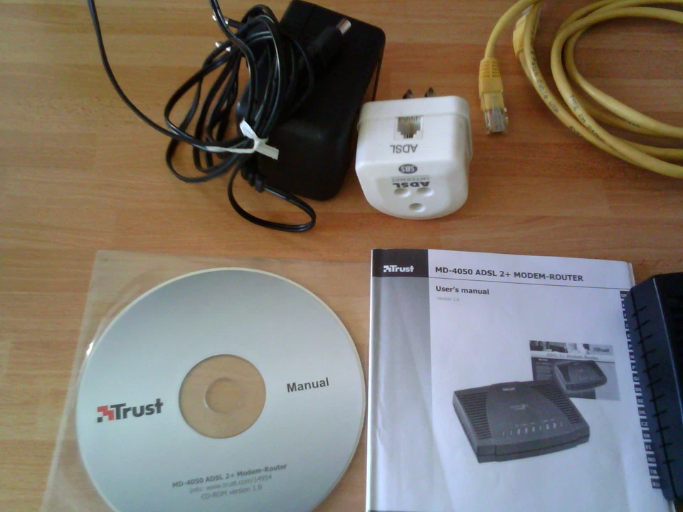 Modem -Router ADSL 2+ TRUST MD-4050+ spinotto adsl - Immagine 2 di 4