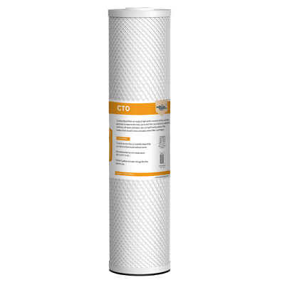 3-Stage 5 Micron 20''x4.5'' Big Blue Sediment PP GAC CTO Carbon Block Water Filter