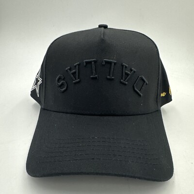 New TRUE BRVND Brand X DALLAS COWBOYS BLACK OUT SNAPBACK HAT CAP