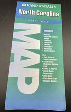 NORTH CAROLINA STATE MAP - 2000 - RAND MCNALLY