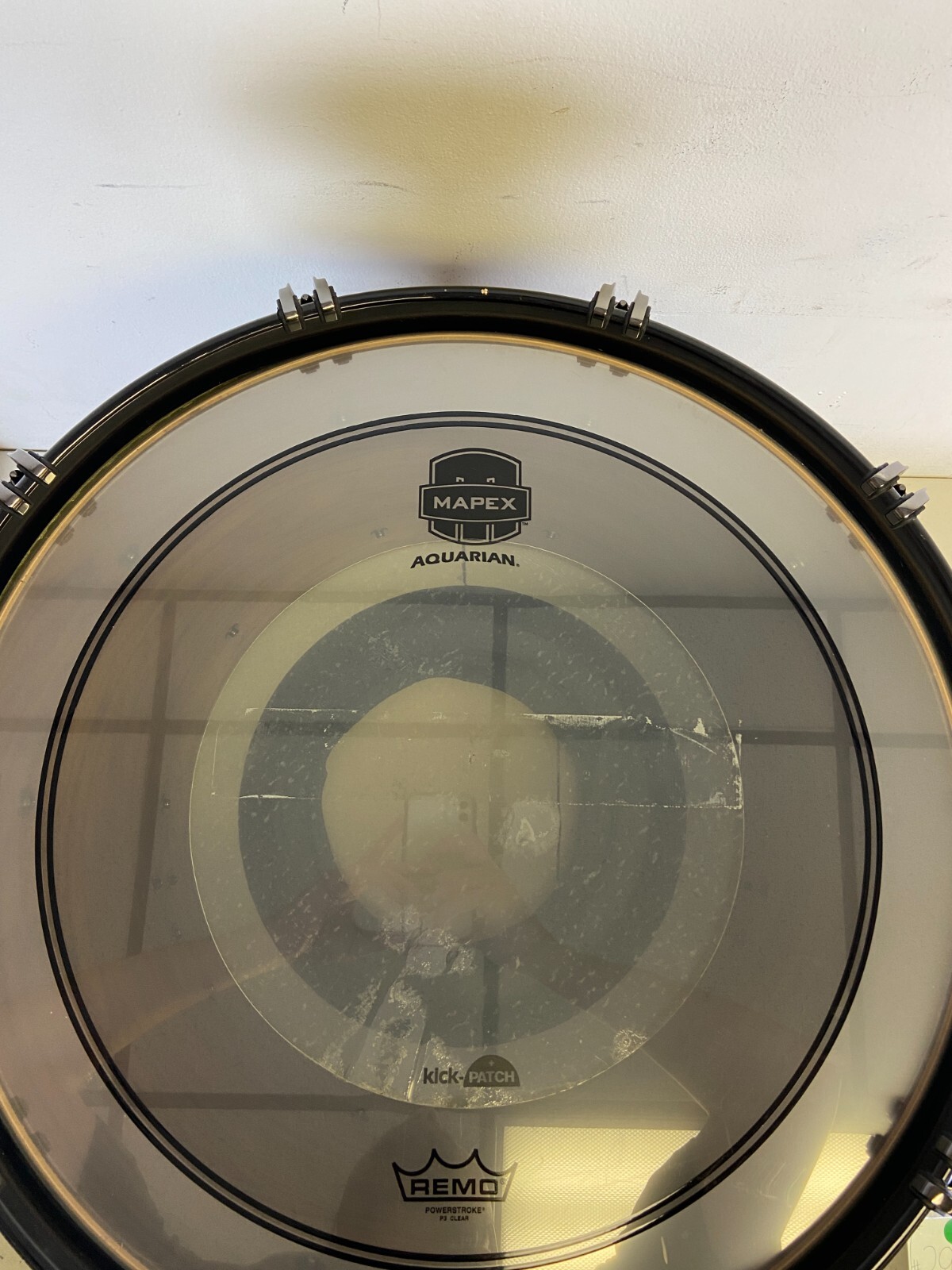 Mapex Saturn 18" x 14" Maple/Walnut Bass Kick Drum Scarlet Fade