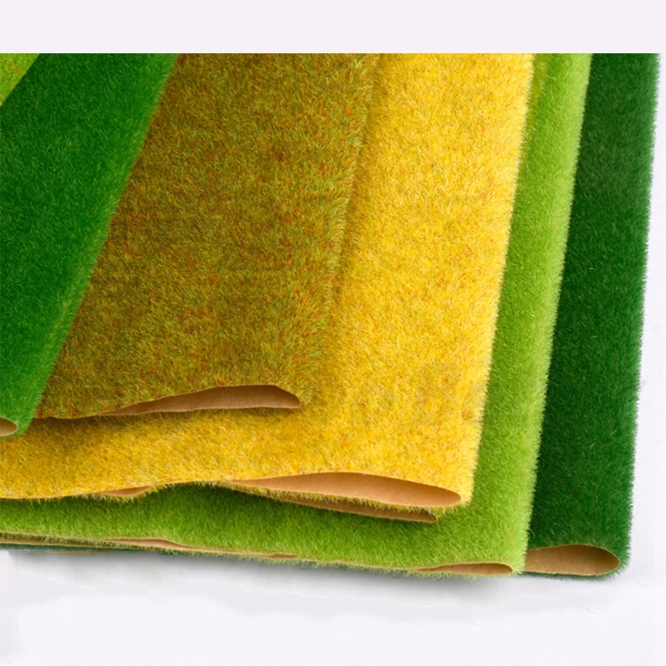 100x100mm 250x250mm Grasmatte Wiese Modellbau Landschaftsbau Layout DIY 8 Farben - Bild 4 von 4