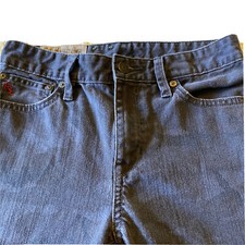 POLO Ralph Lauren Boys Denim Skinny Camouflage Jeans SKATER 750 BLK SZ 12
